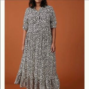 Anthropologie Lydia Floral Maxi Dress
